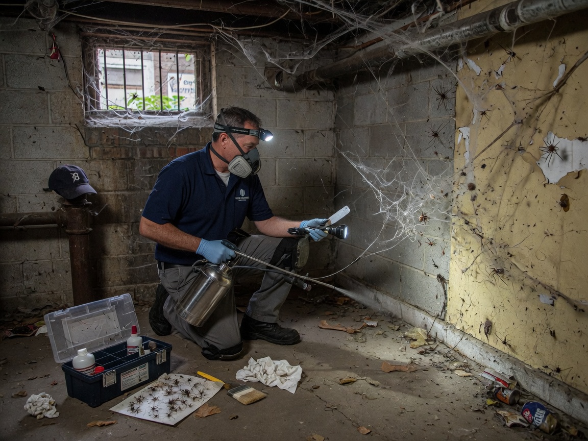 Spider Control in Detroit, MI